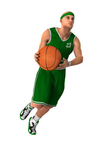 肌肉 运动 健身 篮球 三维渲染 三维 运动员 行动