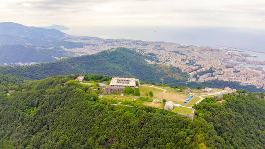 Genoa, Italy. Forte Begato  Fortified with angular bastions aro