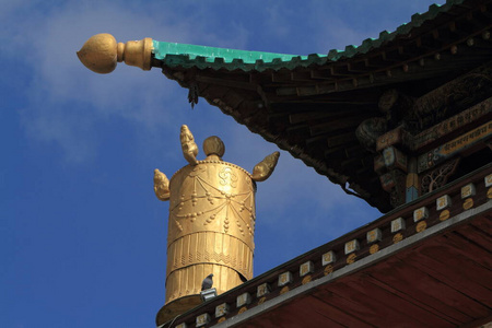 历史 亚洲 中国人 寺庙 建筑学 古老的 旅游业 瓷器 天空