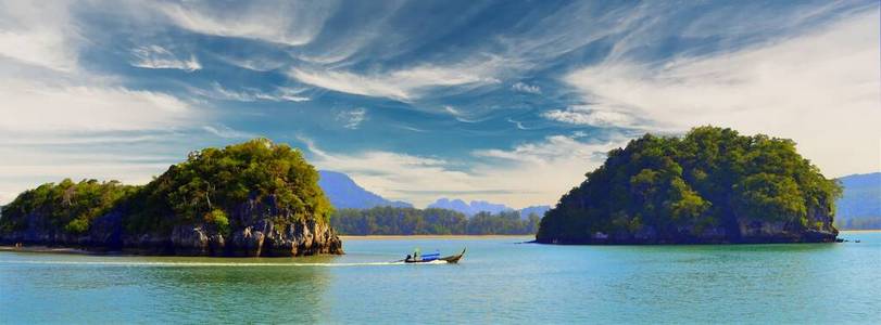 岩石 安达曼 海景 旅游业 亚洲 泻湖 美丽的 海滩 海湾