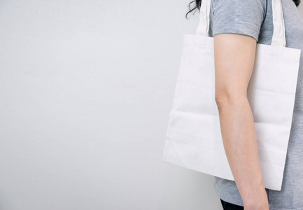 顾客 帆布 袋子 包裹 垃圾 相反 标记 聚乙烯 减少 女人