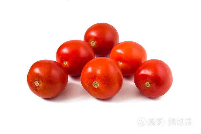 白底西红柿
