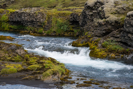冰岛埃尔德加省的诺达里河图片