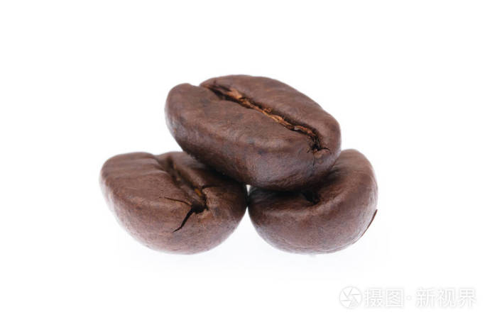 白底咖啡豆