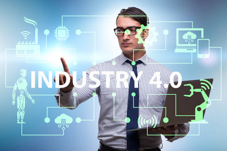 现代工业4.0技术自动化概念