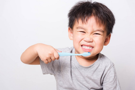 牙膏 健康 蹒跚学步的孩子 肖像 牙齿 照顾 可爱的 小孩