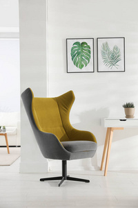 美丽的 椅子 安慰 在室内 时尚 绘画 家具 照片 扶手椅
