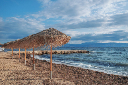 海滨 地中海 社论 旅行 希腊 旅行者 假期 岩石 休息