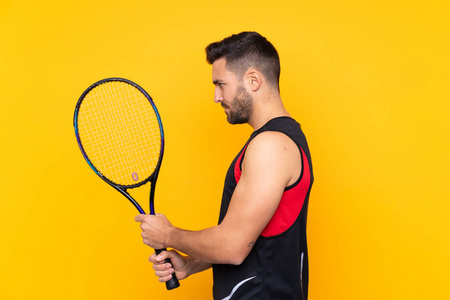 演播室 西班牙裔 肖像 闲暇 白种人 运动型 网球 运动员