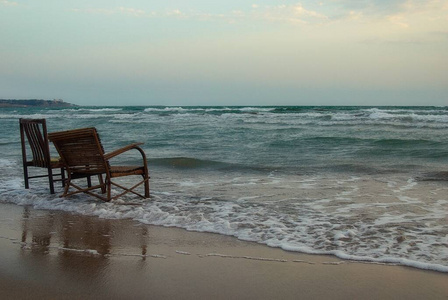 闲暇 海滩 海景 安慰 家具 椅子 夏天 海岸 休息室 旅游业