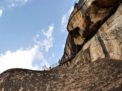 亚洲 废墟 地标 天空 兰卡 旅行 网站 寺庙 古老的 城堡