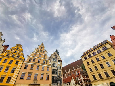 天空 城市景观 全景 巴伐利亚 地标 教堂 古老的 欧洲