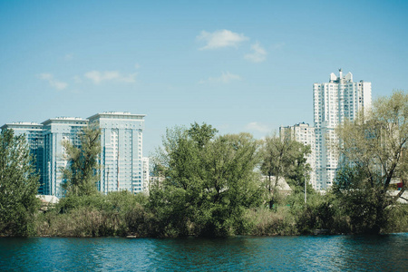 天线 摩天大楼 城市 商业 莫斯科 天空 曼哈顿 全景 天际线