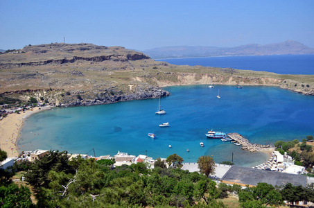 海滩 自然 天空 希腊 海湾 目的地 风景 旅游业 海岸
