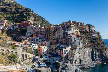 旅游业 海景 海岸线 海洋 地标 旅行 地中海 意大利 海岸