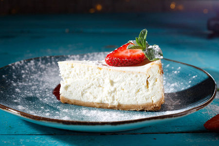 草莓 食物 奶酪 果酱 糖浆 特写镜头 乳制品 芝士蛋糕