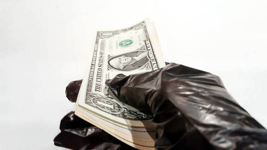 手套 流行病 银行 金融 病毒 货币 成功 美国 财富 节约