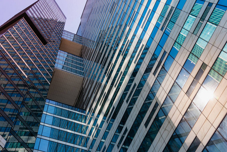 纹理 商业 房地产 建设 外观 新的 市中心 玻璃 反射