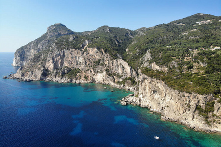 美丽的 旅游业 夏天 海岸线 海滩 岩石 海湾 旅行 海岸