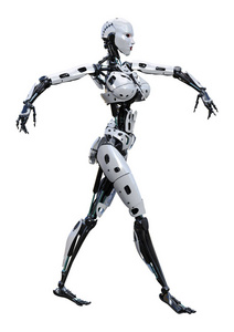 三维渲染 科学 技术 智力 未来 电子人 机器人 机器人学
