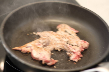 准备 烤的 午餐 食物 生菜 美味的 牛腰肉 蔬菜 胡椒粉