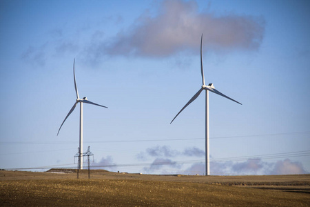 天空 发电机 环境 行业 领域 能量 涡轮 旋转 权力 风车