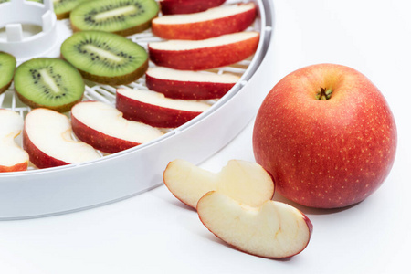 脱水 苹果 颜色 饮食 甜的 维生素 小吃 水果 蔬菜 甜点