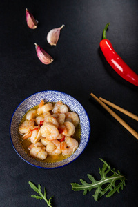 美食学 烧烤 贝类 烹饪 盘子 食物 蛋白质 磷虾 好吃