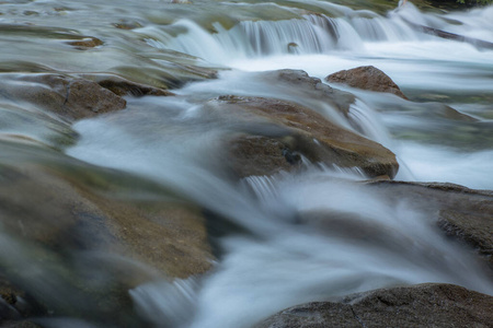 公园 运动 急流 瀑布 流动 落下 流动的 春天 岩石 自然