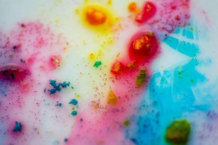 颜料 液体 丙烯酸 创造力 五颜六色 流动的 波动 颜色
