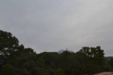 夏天 早晨 旅游业 天空 小山 假期 全景图 泻湖 地平线