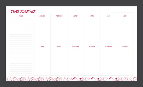 笔记 工作 组织者 网格 提醒 日历 组织 简单的 日程安排