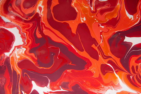 火山红色液体亚克力颜料