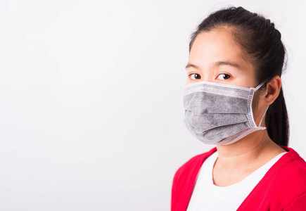 预防 女孩 安全 污染 医生 爆发 护士 医院 空气 面具