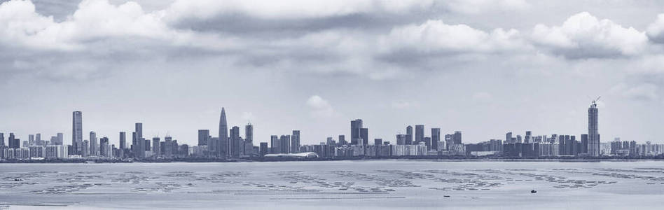 摩天大楼 旅游业 全景图 市中心 全景 经济 目的地 港口