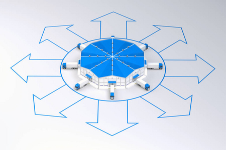 行业 分布 世界 图表 物流 仓库 围绕 出口 货运 存储
