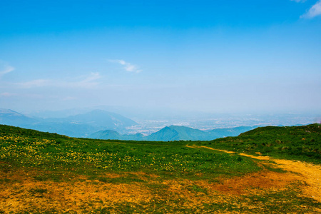 夏天 自然 岩石 全景 天空 威尼托 美女 领域 环境 山谷