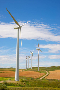 权力 风车 生态 西班牙 生产 生态学 涡轮 风景 发电机