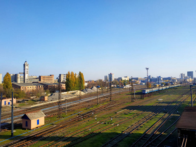 建筑 机车 风景 技术 建筑学 哈尔科夫 铁路 城市 城市景观