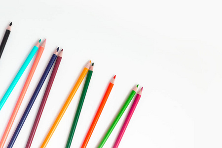 学校 绘画 彩虹 油漆 颜色 木材 教育 艺术 铅笔