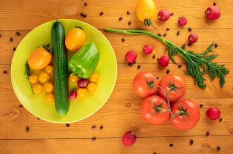 素食主义者 营养 开销 健康 黄瓜 萝卜 盘子 沙拉 厨房