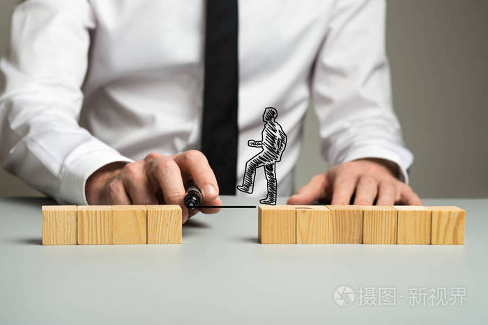 业务主管为轮廓分明的商人划清界限