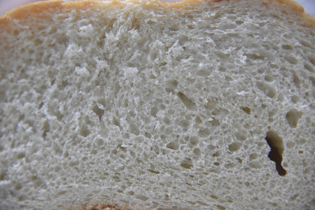 白软的面包内侧图片