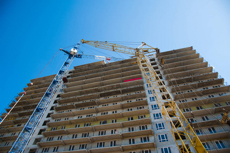 多层住宅楼施工图片