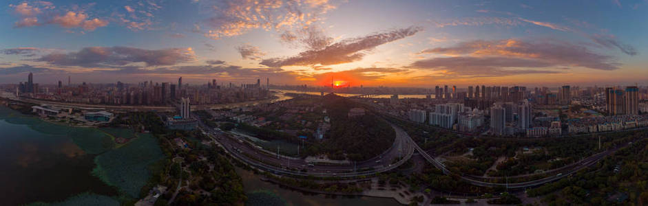 武汉鸟瞰图片