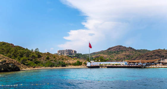 海岛山度假村海滩海景悬崖图片