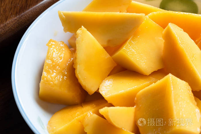 黄芒果盘