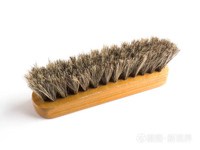 衣服刷在白色背景上头发蓬松
