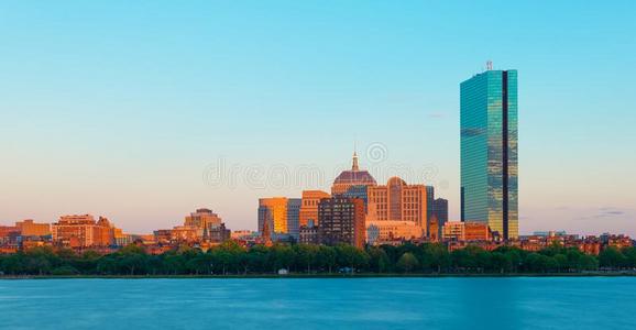 波士顿,美利坚合众国看法关于波士顿背湾地区