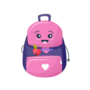 有趣的漂亮的背包,和一苹果采用他的h一ds,smil采用g.